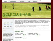 Tablet Screenshot of golfhaje.com